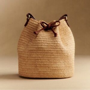 Sézane Farrow Bag in Raffia